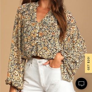 Floral Lulus Top